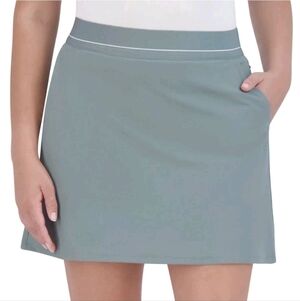 NEW Soybu Resort Sport Skort Women XLarge XL Stretch Zip Pocket Green NWT